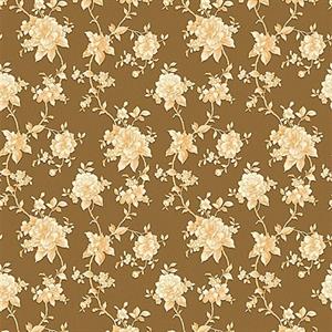BALI PARATO IN TNT FIORI MARRONE 10x0,53 mt