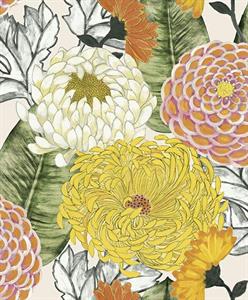 BREEZE PARATO TNT FIORI VARI COLORI 10X0,53 MT