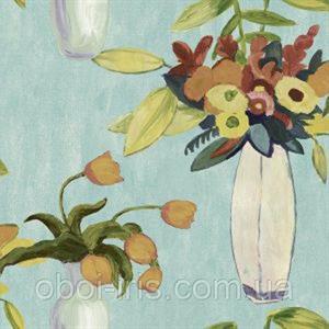 BREEZE PARATO TNT DIS. VASI CON FIORI FOND. CELES. 10X0,53