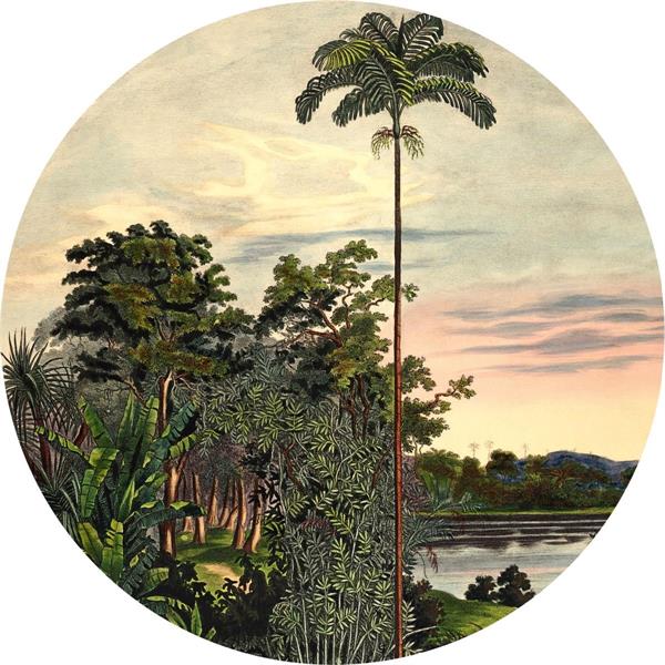 ADESIVO LE JARDIN KOM.  VINTAGE LANDSCAPE DIAM.125CM