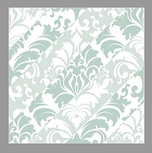 MATTONELLA ADESIVA 20x20cm LINEA DAMASCO TIPO 3 verde