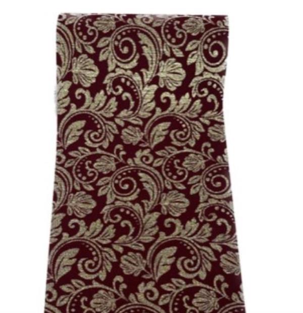 PASSATOIA 3D DAMASCO ROSSO ORO - ROTOLO DA 15mtlxh50cm
