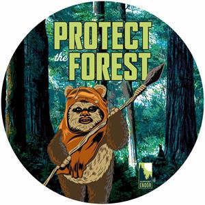 DECORO ADES.INTO ADVENTURE STAR WARS PROTECT 128X128 CM