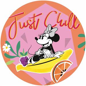 DECORO ADES.INTO ADVENTURE MINNIE CHILL MIS.128X128CM