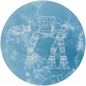 DECORO ADES.INTO ADVENTURE STAR WARS AT-AT 128X128 CM