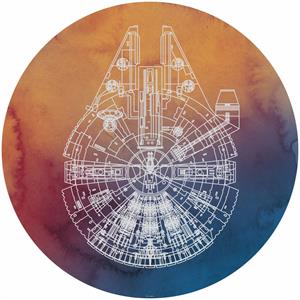 DECORO ADES.INTO ADVENTURE STAR WARS MILLENNIUM F.DIAM 128CM