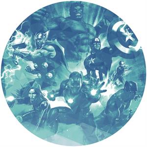 DECORO ADES.INTO ADVENTURE AVENGERS BLUE POWER DIAM.128CM