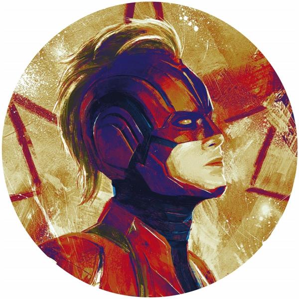 DECORO ADES.INTO ADVENTURE AVENGERS CAPTAIN MARVEL DIAM.128CM