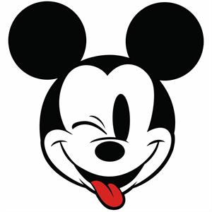 DECORO ADES.INTO ADVENTURE MICKEY HEAD OPTIMISM DIAM.128CM