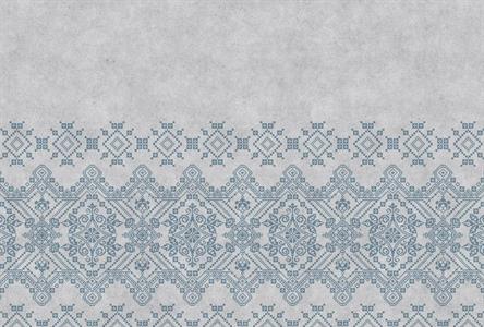 STAMPA DIG AL MQ SU SUPP200g/mq VLIES PREM NORDIC1 GRIGIO BLU