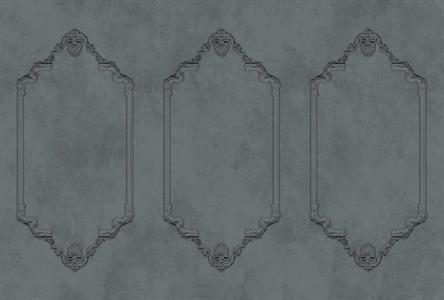 STAMPA DIG AL MQ SU SUPP200g/mq VLIES PREM FRAMES3 GRIGIO