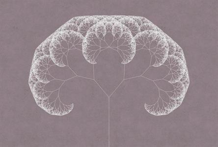 STAMPA DIG AL MQ SU SUPP200g/mq VLIES PREM TREES1 VIOLA SCURO