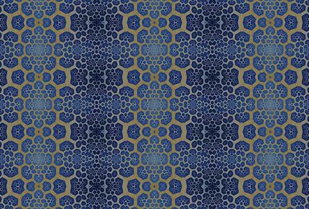 STAMPA DIG AL MQ SU SUPP200g/mq VLIES PREM FRACTAL2 BLU