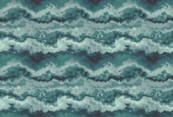 STAMPA DIG AL MQ SU SUPP200g/mq MICA MOSAIC2 VERDE