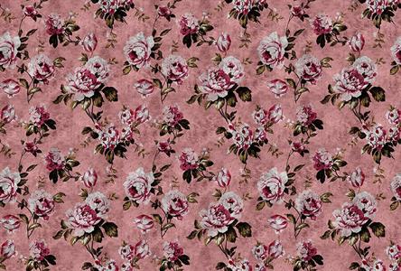 STAMPA DIG AL MQ SU SUPP200g/mq VLIES PREM WILD ROSES4 ROSA
