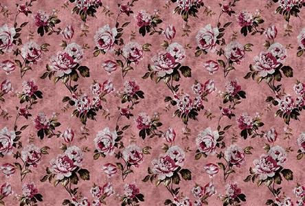 STAMPA DIG AL MQ SU SUPP200g/mq MICA WILD ROSES4 ROSA