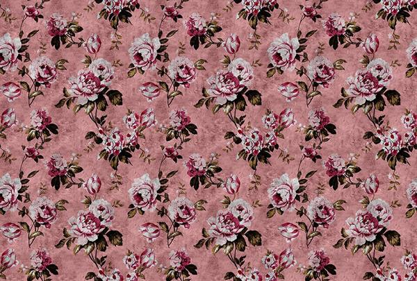 STAMPA DIG AL MQ SU SUPP200g/mq MICA WILD ROSES4 ROSA