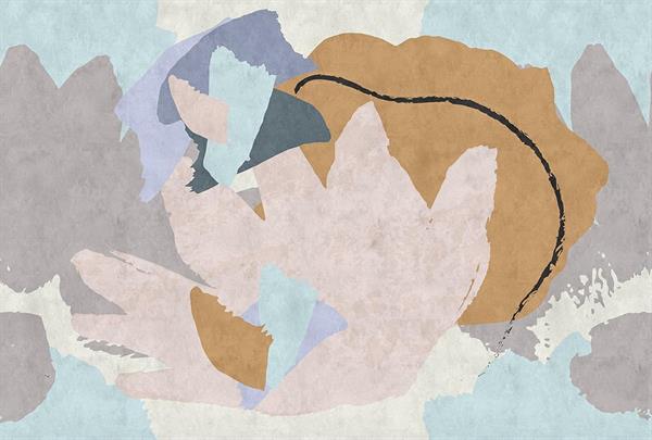 STAMPA DIG AL MQ SU SUPP200g/mq MICA FLORAL COLLAGE2 MULTIC.