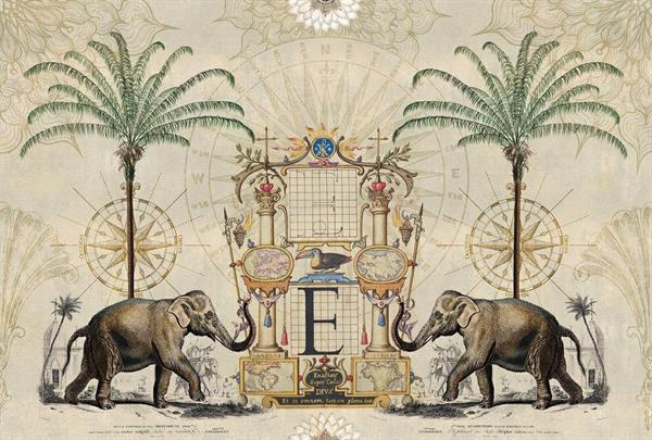 ARTIST STAMPA DIGITALE  TNT ELEFANT NOSTALGIE 270X400 CM