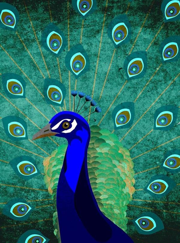 ARTIST STAMPA DIGITALE  TNT PEACOCK MIS.270X200CM