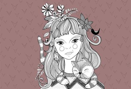ARTIST STAMPA DIGITALE  TNT CATGIRL 2 MIS.270X400 CM