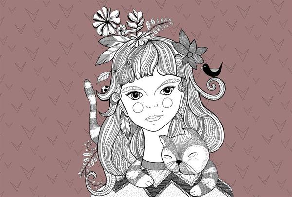ARTIST STAMPA DIGITALE  TNT CATGIRL 2 MIS.270X400 CM