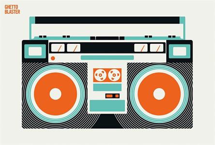ARTIST STAMPA DIGITALE  TNT GHETTO BLASTER MIS.270X400CM