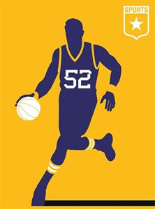 ARTIST STAMPA DIGITALE  TNT BASKETBALL MIS.270X200CM