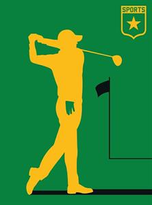 ARTIST STAMPA DIGITALE  TNT GOLFPALYER MIS.270X200CM