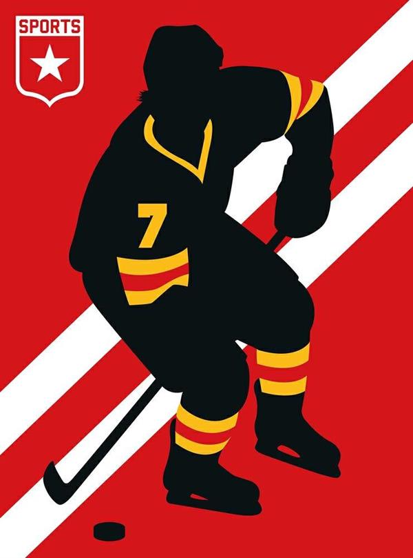 ARTIST STAMPA DIGITALE  TNT ICE HOCKEY MIS.270X200 CM