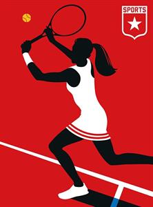 ARTIST STAMPA DIGITALE  TNT TENNIS PLAYER MIS.270X200CM