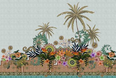 PATEL3 STAMPA DIGITALE  ORIENTAL GARDEN3 MIS.270X400 CM