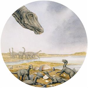DECORO ADES.INTO ADVENTURE YOUNG TITANOSAURS DIM.128CM