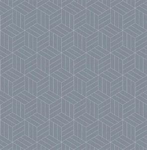 PARATO EUPHORIE TIFFANY TNT  GEOMETRICO GREY 0,53X10MT