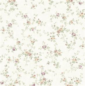 FLORENCIA PARATO TNT FIOAVORIO E FIORE ROSA ANTICO 10x0,53mt