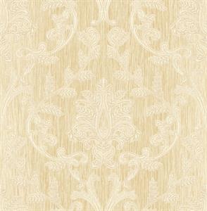 FLORENCIA PARATO TNT DAMASCO BEIGE BIANCO 10x0,53mt