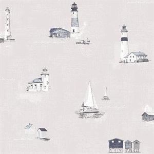 YACHT CLUB PARATO SU TNT FARO GRIGIO CHIARO AZZURRO 10x0,53 mt