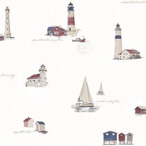 YACHT CLUB PARATO SU TNT DISEGNO FARO BIANCO 10x0,53 mt