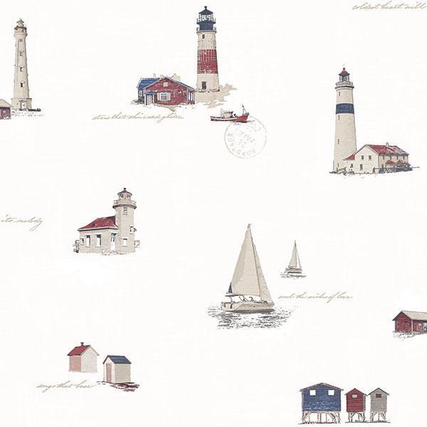 YACHT CLUB PARATO SU TNT DISEGNO FARO BIANCO 10x0,53 mt