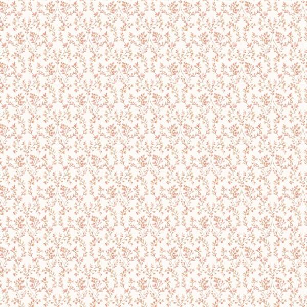 PARATO SMALL PRINTS TNT.FIORI VINTAGE PINK 0,53X10,05MT