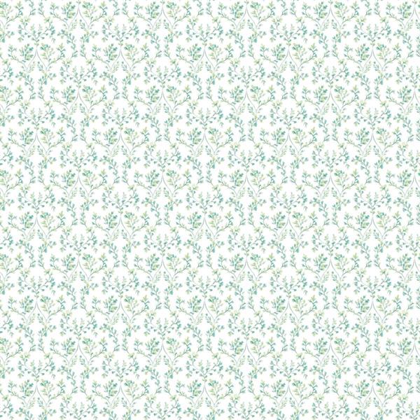 PARATO SMALL PRINTS TNT.FIORI VINTAGE VERDI 0,53X10,05MT