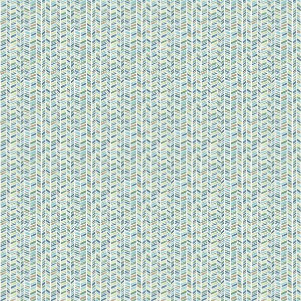 PARATO SMALL PRINTS TNT.GEOM.VERDE/AZZ. 0,53X10,05MT