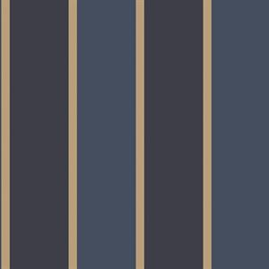 PARATO SMART STRIPES 24 /IN PVC/TNT RIGHE BLU/BL. 0,53X10,05MT