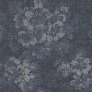 ATMOSPHERE PARATO TNT FLOWERS BLU MIS.10X0,53MT