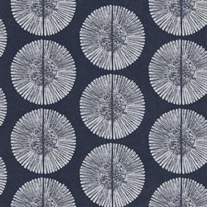 BAZAAR PARATO TNT        FIORI GRIGIO FON. BLU MIS. 10X0,53 MT