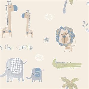 TINY TOTS2 PARATO TNT LION&FRIEND BEIGE. 10X0,53MT