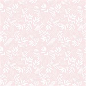 TINY TOTS2 PARATO TNT FOGLIE GLIT.ROSA.10X0,53MT