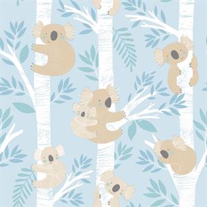 TINY TOTS2 PARATO TNT KOALA AZZ.GLITTER 10X0,53MT