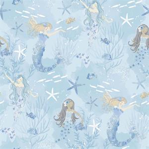 TINY TOTS2 PARATO TNT SIRENE GLITTER 10X0,53MT