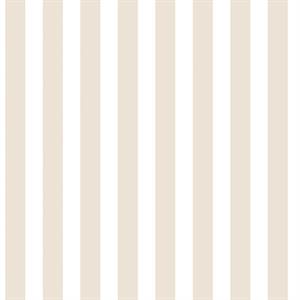 TINY TOTS2 PARATO TNT RIGHE BEIGE/BIANC. 10X0,53MT
